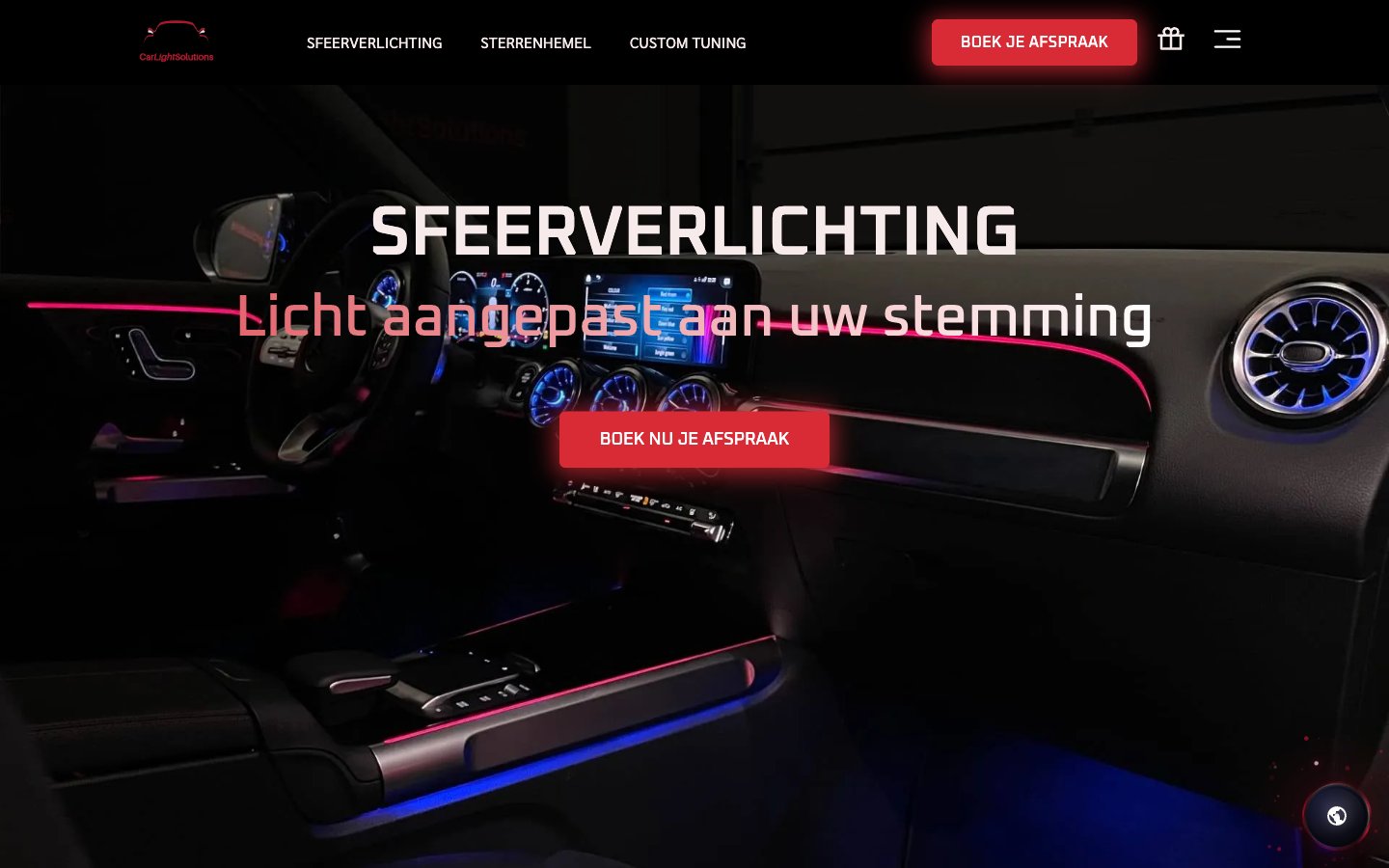 CarLight Solutions website