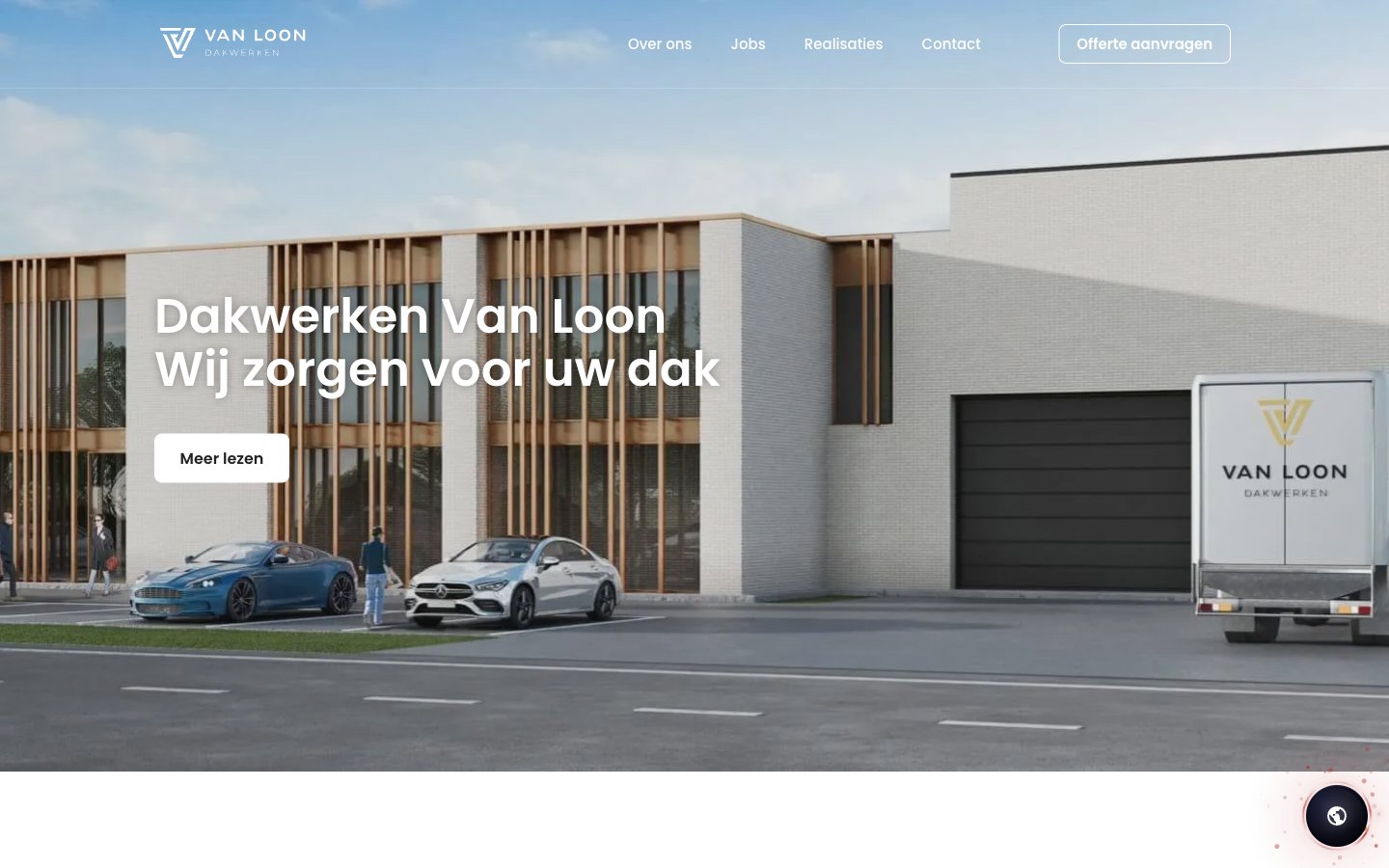 Van Loon Dakwerken website